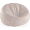 Sablio Sedací vak Cocoon Zlaté a bílé vlaštovky - 75 x 45 x 35 cm