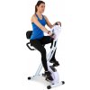 Capital Sports Azura Full Body Comfort, domáci rotoped, stacionárny bicykel, cyklotrenažér, handbike, záťažové koleso 7,5 kg, remeňový pohon (FIT4-AzuraComSlvr)