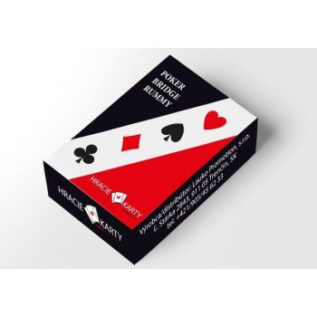 Poker bridge rummy hracie karty