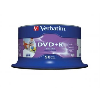 Verbatim DVD+R 4,7GB 16x, 50ks