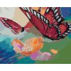 ZUTY Maľovanie podľa čísel - DVA MOTÝLE NA KVETE Rámovanie: bez rámu a bez vypnutia plátna, Rozmer: 80x100 cm
