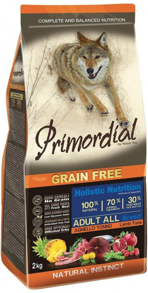 Primordial GF Adult Tuna Lamb 12 kg