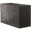 Čierny gumový podkladací blok FLOMA ReRUB - dĺžka 50 cm, šírka 30 cm, výška 20 cm
