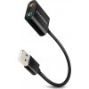 AXAGON ADA-12, USB 2.0 - externí zvuková karta, 48kHz/16-bit stereo, kovová, kabel USB-A 15 cm