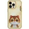 Kryt Nimmy Case Big Eyed Pet 2.0 Cat iPhone 15 Pro Khaki
