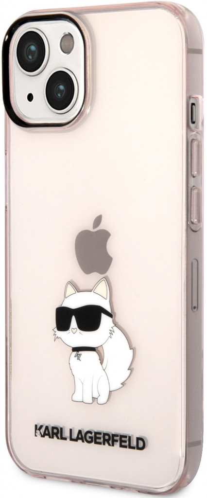 Púzdro Karl Lagerfeld IML Choupette NFT iPhone 14 Plus ružové