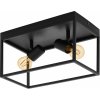 Retro a vintage svietidlo EGLO E27 SILENTINA Black 98332