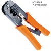 Kliešte H-Tools HT-568R modulární, krimpovací, s ráčnou (RJ11,12,45) HT-568R