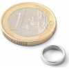 SOLLAU Neodymový magnet medzikružie D 10/8 mm, H 2 mm, N52, ponikelovaný