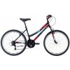 bicykel KENZEL PRIME DX80 SF matná čierna / červená, Veľkosť rámu 17´´