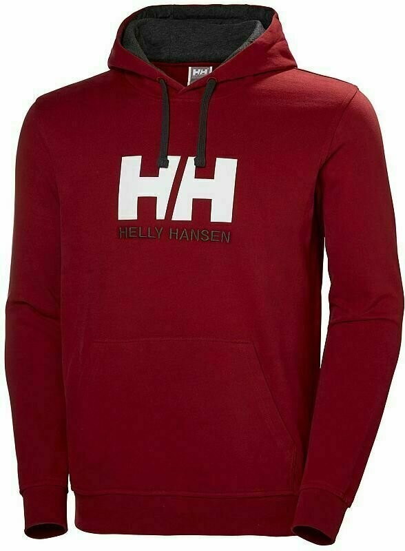 Helly Hansen Men\'s HH Logo Hoodie Oxblood