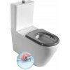 Sapho MEDIC RIMLESS WC kombi misa s nádržkou, spodný/zadný odpad, biela MC102