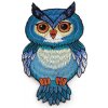 Nažehľovačka sova - 1 ks 3 modrá