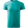 MALFINI BASIC 129 / Tričko, pánske - emerald/zelenomodrá 4XL
