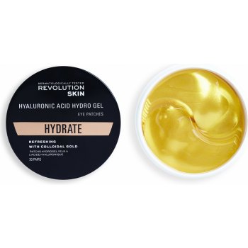 Makeup Revolution Skincare Gold Eye Hydrogel with Colloidal Gold očná maska 60 ks