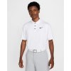 Nike Tour Mens Dri-Fit Solid Golf White/Black 2XL Polo košeľa