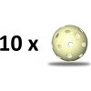 Florbalová loptička TRIX IFF - vanilková - 10 ks