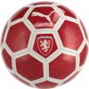 Futbalová lopta Puma FACR FAN BALL červená,biela