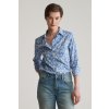 Gant REG FLORAL PRINT COT VOILE SHIRT PERFECT BLUE