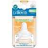 Dr.Browns náhradné silikon cumlíky pre dojčenské fľašky options+ Wide Neck Y Cut BPA Free 2 ks WNY201