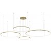 EUlight Závesné LED svietidlo Saturno, 4x LED 120w, 4000k, g