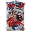 CARBOTEX - Chlapčenské bavlnené posteľné obliečky Spiderman - MARVEL / 140 x 200 cm + 70 x 90 cm