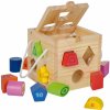 Hape Eichhorn didaktická kocka S Sorting Cube s 12 vkladacími kockami