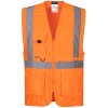 Portwest C357 Hi-Vis executive vesta s vreckom na tablet, Veľkosť 4XL, Farba Yellow
