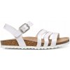 Geox detské sandále z ekologickej kože, biela farba veľkosť 29