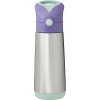 b.box Termoska na nápoj so slamkou 500 ml – lilac pop
