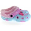 Detské svetlomodré zateplené crocsy SANDY 30-35
