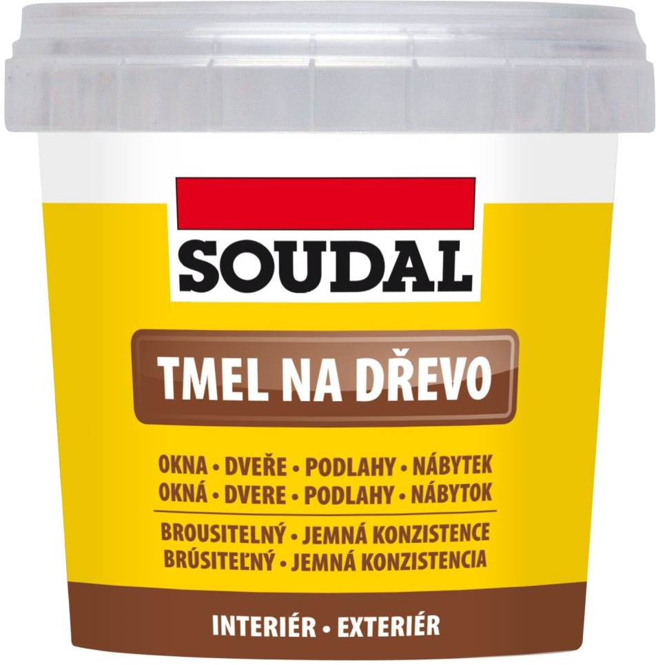 SOUDAL tmel na drevo 250g, teak