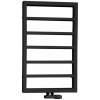 Kúpeľňový radiátor vodný Luxrad 207 W 400 x 750 mm čierny