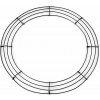 Drôtený základ na veniec Ø45 cm - čierna - VÝPREDAJ