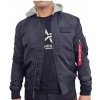 Alpha Industries pánska prechodná bunda MA-1 TT HOOD black Farba: čierna, Veľkosť: L