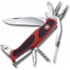 Victorinox 0.9723.C, vreckový nôž Ranger 74 Grip, 130 mm, 14 funkcií, kombinačky