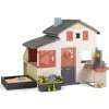 Domček Priateľov s kvetináčom pri pieskovisku Friends House Life Smoby rozšíriteľný s UV filtrom