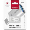 AXAGON RUCM-AFA, redukcia USB-C (M) -> USB-A (F), USB 3.2 Gen 2, 3A, ALU RUCM-AFA