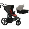 TFK ProA 2v1 Anthracite with Red Higlights Combi carrycot + Seat unit Hlboká vanička Sand