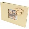 Fotoalbum s promočnou čiapkou, Farba albumu 130 - vanilková , darček na promócie