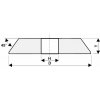 Tyrolit 96A60L8V40 Brúsny kotúč 250 x 10 x 32 mm 60 T436953