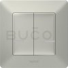 Legrand Valena Life s Netatmo Bezdrôtový spínač 2-násobný, hliník