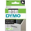 Samolepiaca páska Dymo D1 12 mm číra/čierna