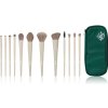 So Eco Flawless 12 Piece Brush & Bag Set kontúrovací štetec 1 ks + štetec na očné tiene 4 ks + štetec na korektor 1 ks + štetec na make-up 2 ks + štetec na púder 1 ks + kefka na obočie 1 ks + plochý š