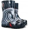 Detské farebné gumáky Demar TWISTER PRINT 0036/0037 S zebra Veľkosť: 24/25