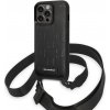 Karl Lagerfeld iPhone 14 Pro Monogram Plaque Logo Strap čierne