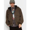 OBEY Obey Glen Zip Up (wren faded wash) XL, hnedá