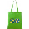 Volejbal okrúhle narodeniny 50 - Taška bavlnená - 42 x 38 cm ( Apple Green )