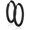 Steel Edge Kruhové náušnice chirurgická oceľ 3065-BK Priemer mm: 20mm