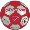 Kvalitná tréningová lopta Givova Pallone ideal, červená / biela Veľkosť: 4